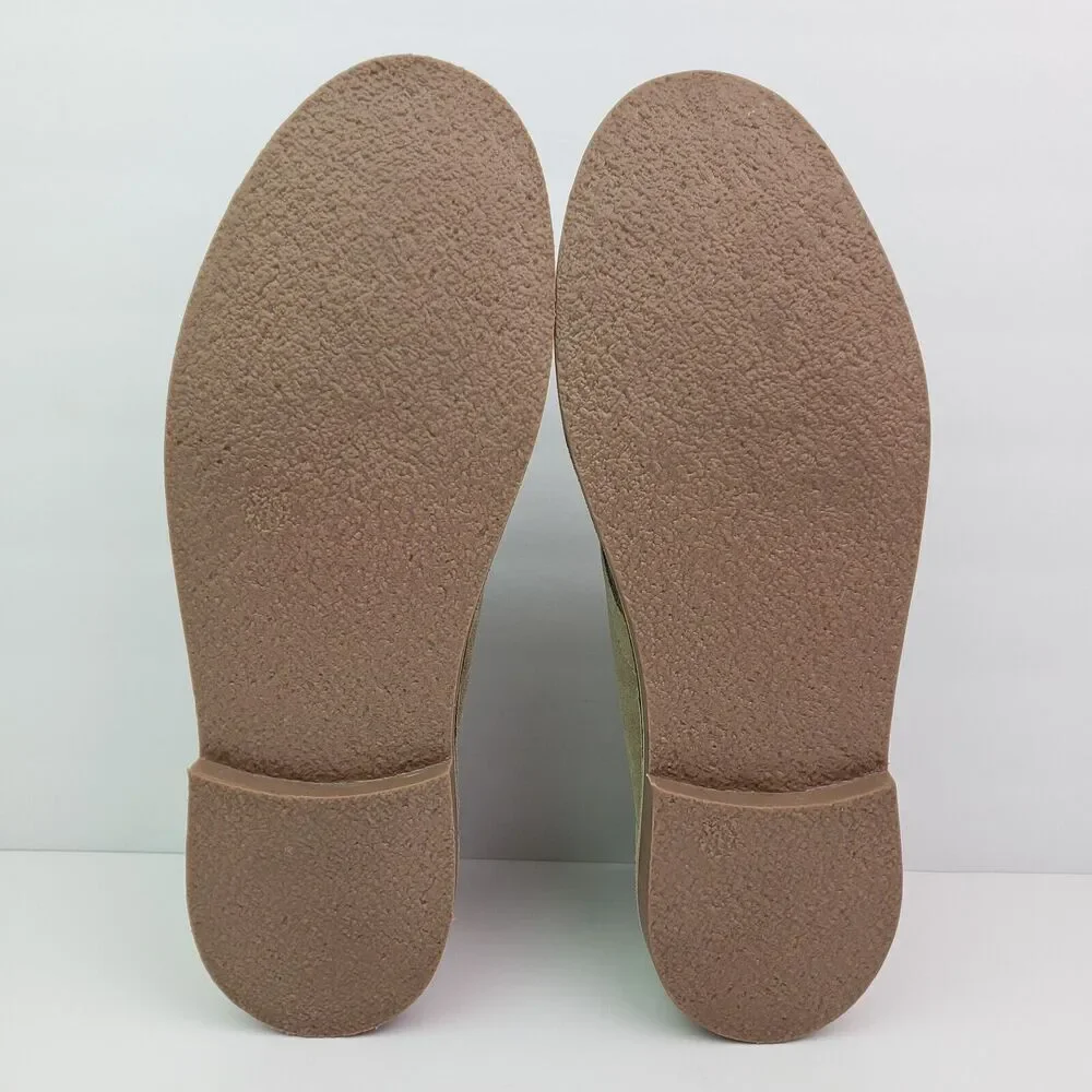Robert Wayne Greyson Mens Size 11 D Beige Taupe Suede Leather Chukka Boots